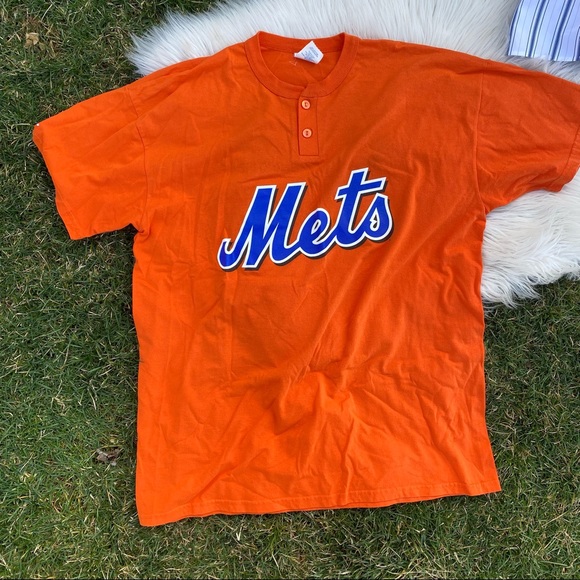 Majestic vintage orange Mets shirt XXL - Picture 2 of 5
